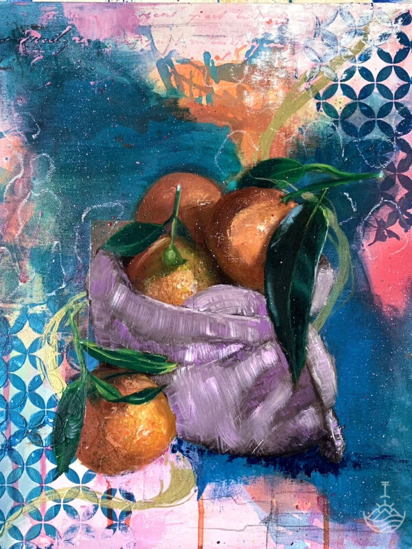 FZM_marmelade "Marmelade" oil and mixed media original painting