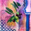 Origin "Origin" oil and mixed media original painting