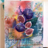 Figs "Northen" oil and mixed media original painting