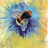 “Bumblebee” A6 Art Postcard