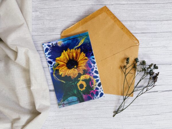 “Summer roadtrip” A6 Art Postcard