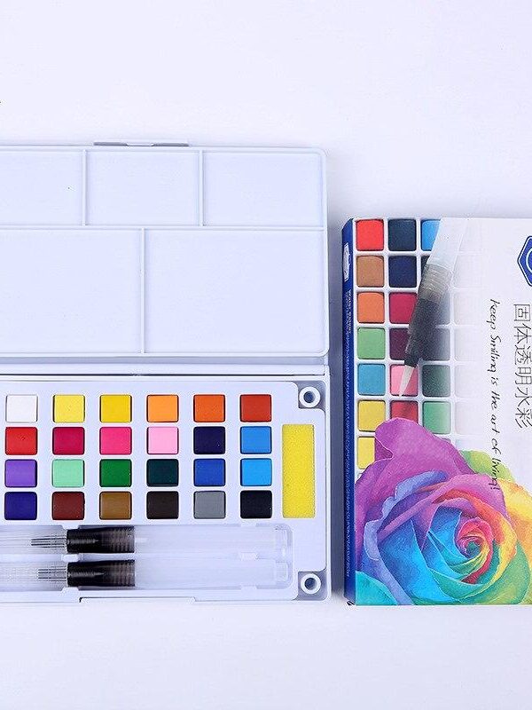 Coffret d'aquarelle (24 couleurs)
