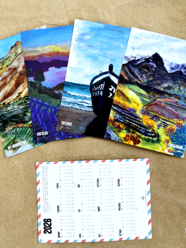 2026 Art calendar - 4 designs - A6