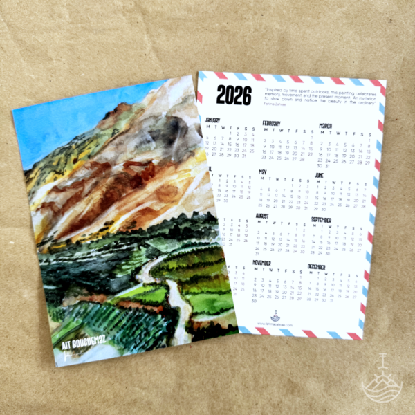 2026 Art calendar - 4 designs - A6