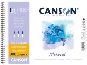 A5 Watercolor wired sketchbook - Canson