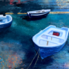 "Passing of time" oil and mixed media original painting